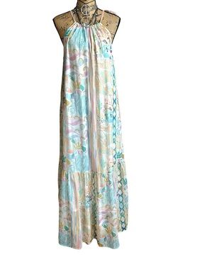 Cost Plus World Market Light Pink Linen-Texture Top